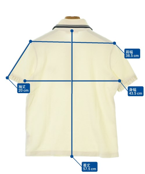 TORY BURCH（トリーバーチ）ポロシャツ 白 サイズ:S レディース/2200623754115