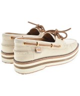 TORY BURCH（トリーバーチ）モカシン/デッキシューズ ベージュ サイズ:US6 1/2(23.5cm位) レディース/2200605995697