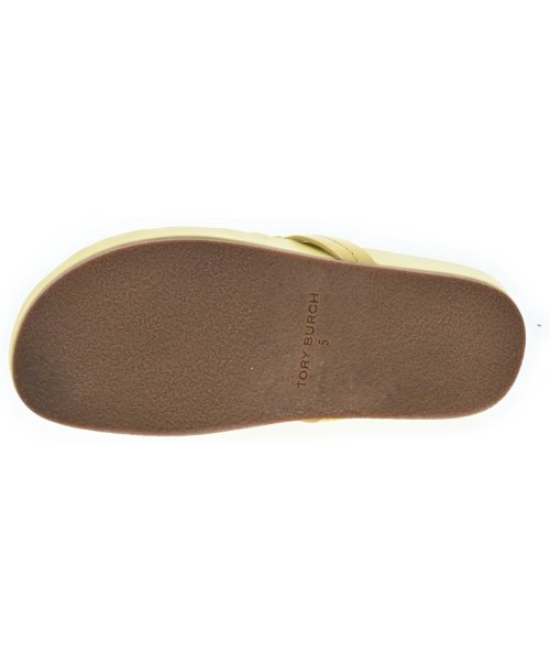 TORY BURCH（トリーバーチ）サンダル 黄 サイズ:US5(22cm位) レディース/2200603622052
