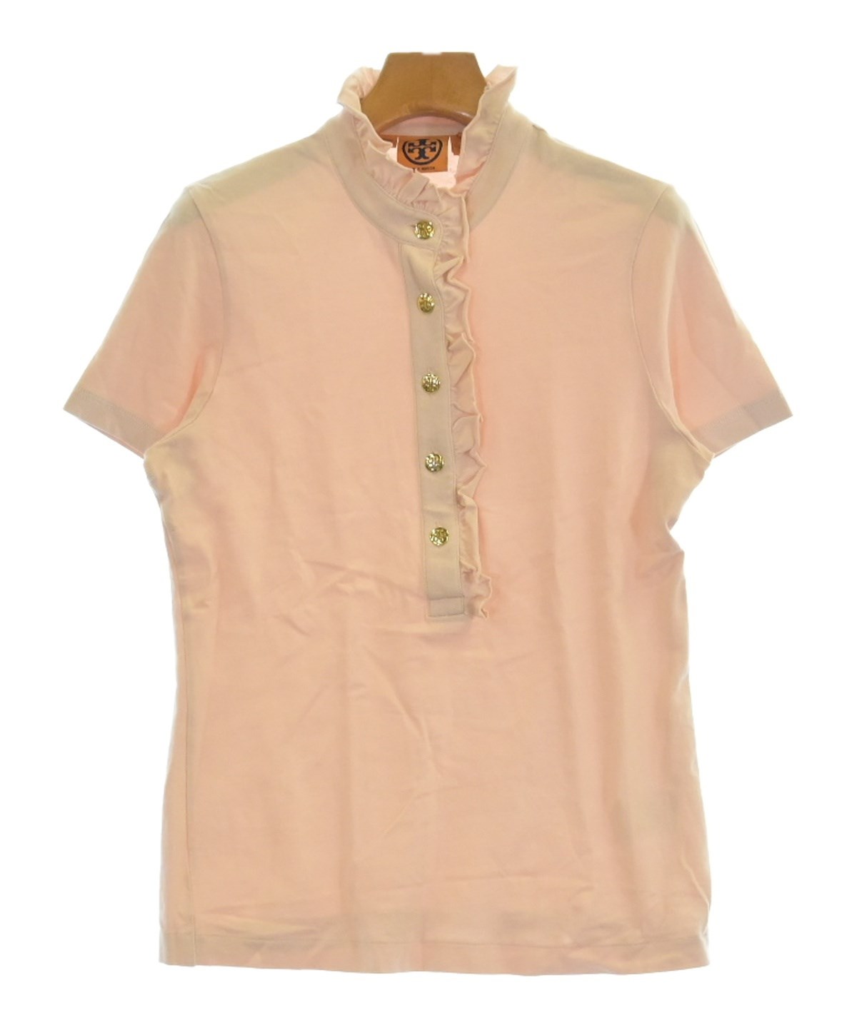 TORY BURCH トリーバーチ ポロシャツ XS ピンク 【古着】【中古】【送料無料】 TORY BURCH（トリーバーチ）ポロシャツ ピンク サイズ:M レディース
