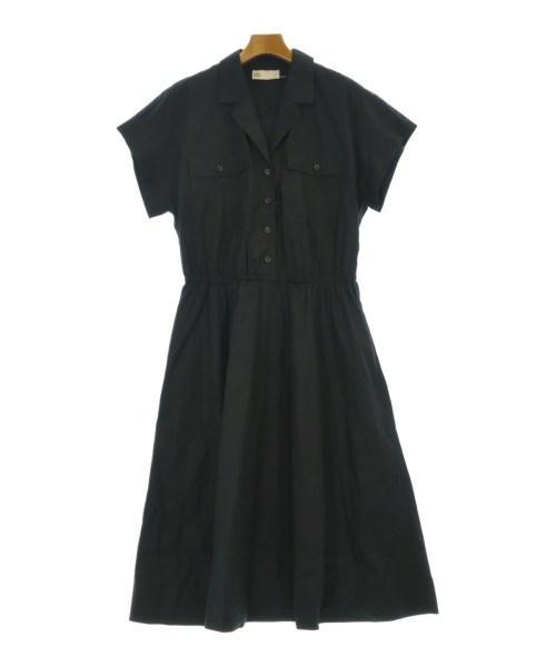 TORY BURCH(トリーバーチ)シャツワンピース 黒 サイズ:10(XL位)/2200681551060