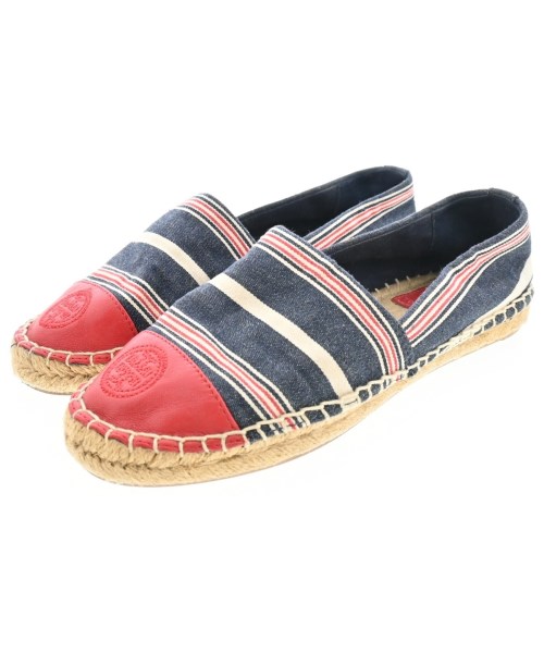 TORY BURCH(トリーバーチ)エスパドリーユ 紺 サイズ:US5 1/2(22.5cm位)/2200691751078