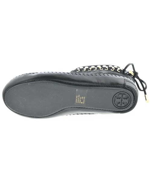 TORY BURCH（トリーバーチ）モカシン/デッキシューズ 黒 サイズ:US8(25cm位) レディース/2200696231315
