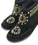 TORY BURCH（トリーバーチ）モカシン/デッキシューズ 黒 サイズ:US8(25cm位) レディース/2200696231315