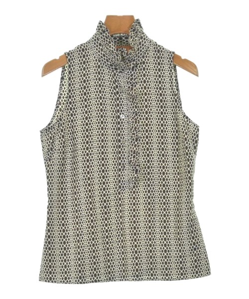 TORY BURCH(トリーバーチ)ブラウス 茶 サイズ:2(M位)/2200678016039