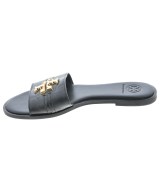 TORY BURCH（トリーバーチ）サンダル 黒 サイズ:US7(24cm位) レディース/2200695574277