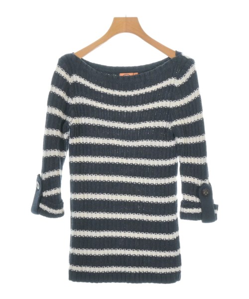 TORY BURCH(トリーバーチ)ニット・セーター 紺 サイズ:S/2200700618019