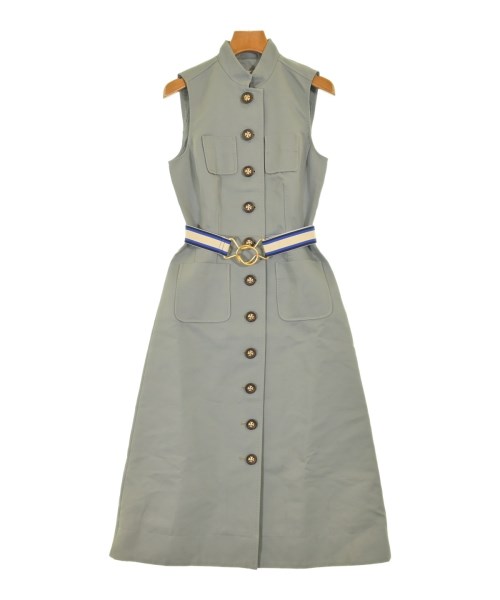 TORY BURCH(トリーバーチ)シャツワンピース グレー サイズ:2(M位)/2200701754020