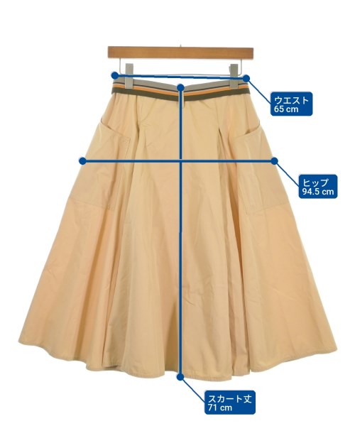 TORY BURCH（トリーバーチ）ロング・マキシ丈スカート ベージュ サイズ:2(M位) レディース/2200701754037