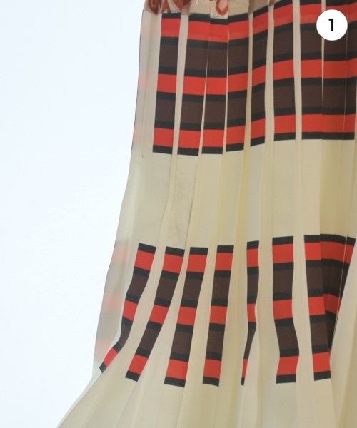 TORY BURCH（トリーバーチ）ロング・マキシ丈スカート ベージュ サイズ:12(XL位) レディース/2200644620062