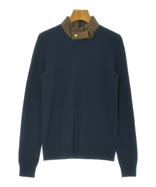 TORY BURCH(トリーバーチ)ニット・セーター 紺 サイズ:S/2200647339022