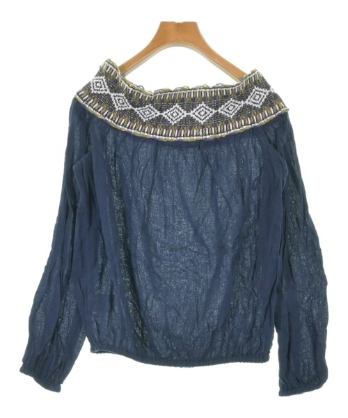 TORY BURCH（トリーバーチ）ブラウス 紺 サイズ:S レディース/2200646604169