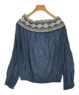TORY BURCH（トリーバーチ）ブラウス 紺 サイズ:S レディース/2200646604169