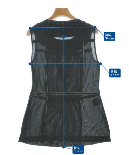 TORY BURCH（トリーバーチ）カジュアルシャツ 黒 サイズ:4(XL位) レディース/2200658782015