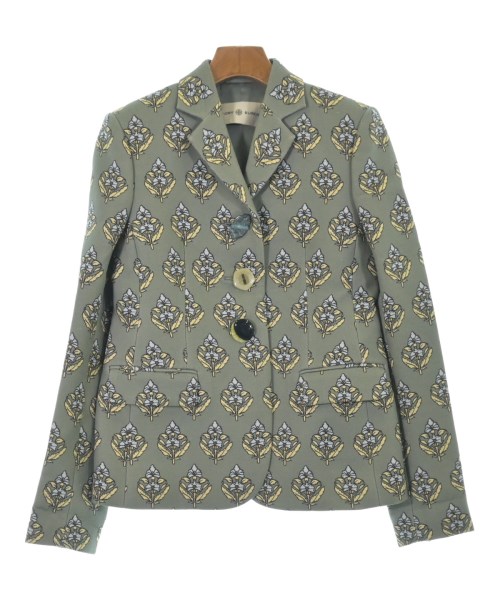 TORY BURCH(トリーバーチ)テーラードジャケット 緑 サイズ:0(XS位)/2200659920010