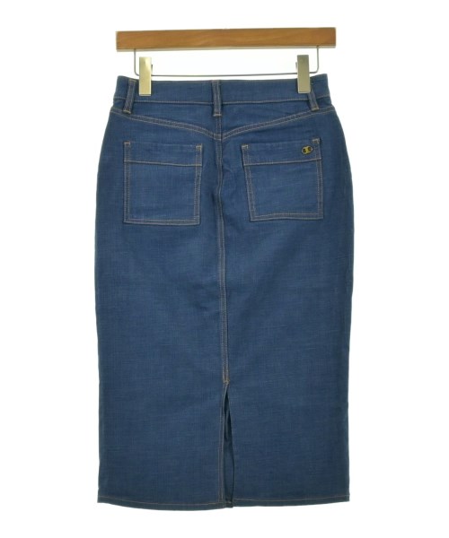 TORY BURCH（トリーバーチ）ひざ丈スカート 青 サイズ:0(XS位) レディース/2200709943051