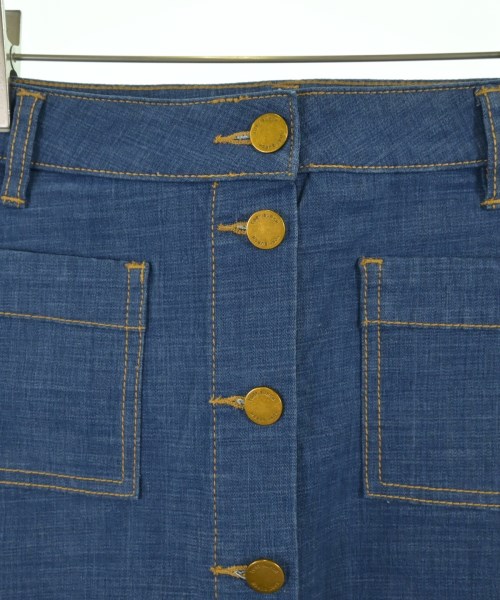 TORY BURCH（トリーバーチ）ひざ丈スカート 青 サイズ:0(XS位) レディース/2200709943051