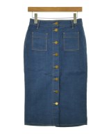 TORY BURCH（トリーバーチ）ひざ丈スカート 青 サイズ:0(XS位) レディース/2200709943051