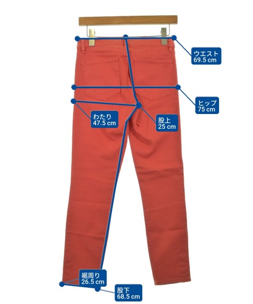 TORY BURCH（トリーバーチ）デニムパンツ 赤 サイズ:26(M位) レディース/2200709943099