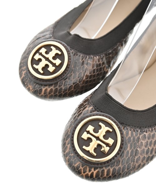 TORY BURCH（トリーバーチ）バレエシューズ/オペラシューズ 茶 サイズ:US7(24cm位) レディース/2200709943365