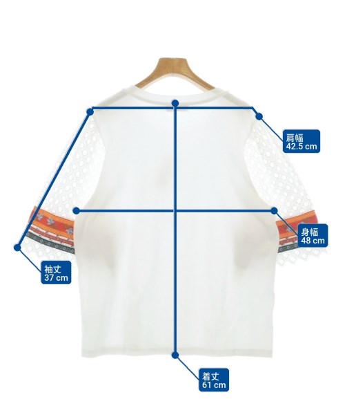 TORY BURCH（トリーバーチ）Tシャツ・カットソー 白 サイズ:XL レディース/2200713296099