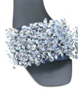 TORY BURCH（トリーバーチ）サンダル 青 サイズ:US7(24cm位) レディース/2200705251204