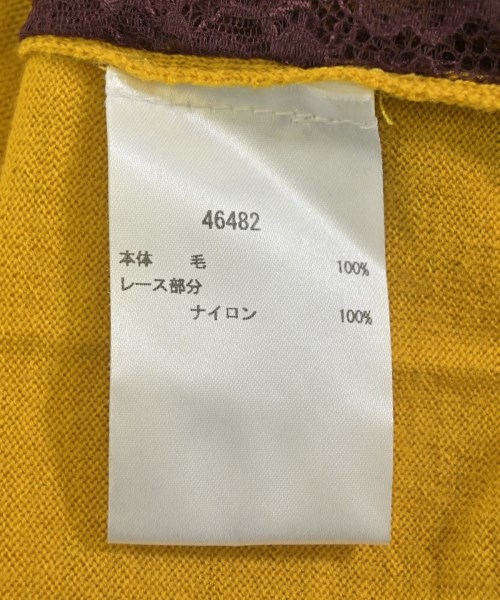 TORY BURCH（トリーバーチ）ニット・セーター 黄 サイズ:S レディース/2200711851108