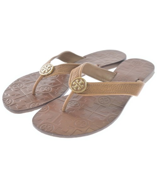 TORY BURCH(トリーバーチ)サンダル 茶 サイズ:US7(24cm位)/2200628578167