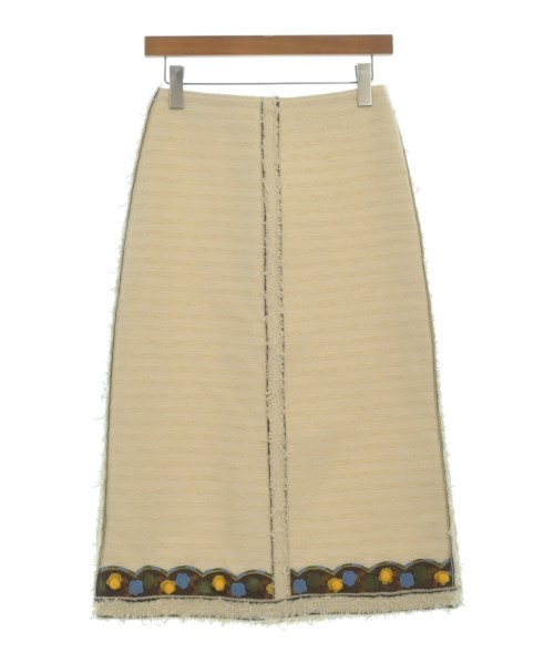TORY BURCH(トリーバーチ)ロング・マキシ丈スカート ベージュ サイズ:00(XXS位)/2200647137024
