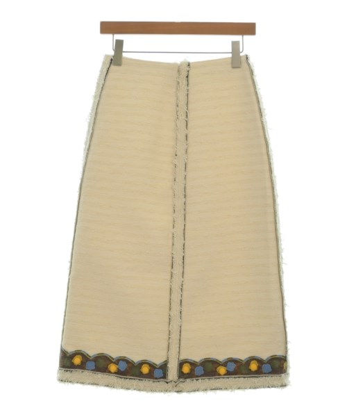 TORY BURCH（トリーバーチ）ロング・マキシ丈スカート ベージュ サイズ:00(XXS位) レディース/2200647137024