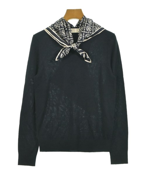 TORY BURCH(トリーバーチ)ニット・セーター 紺 サイズ:XS/2200648398097