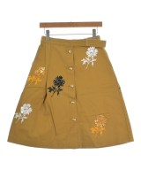 TORY BURCH（トリーバーチ）ひざ丈スカート 茶 サイズ:0(XS位) レディース/2200648398141