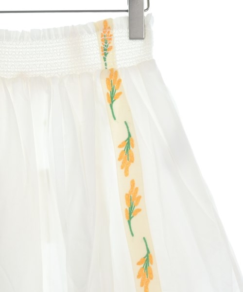 TORY BURCH（トリーバーチ）ひざ丈スカート 白 サイズ:0(XS位) レディース/2200648398158