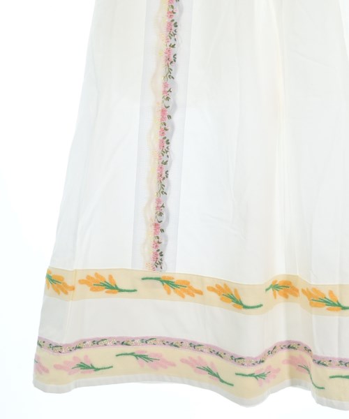 TORY BURCH（トリーバーチ）ひざ丈スカート 白 サイズ:0(XS位) レディース/2200648398158