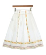 TORY BURCH（トリーバーチ）ひざ丈スカート 白 サイズ:0(XS位) レディース/2200648398158