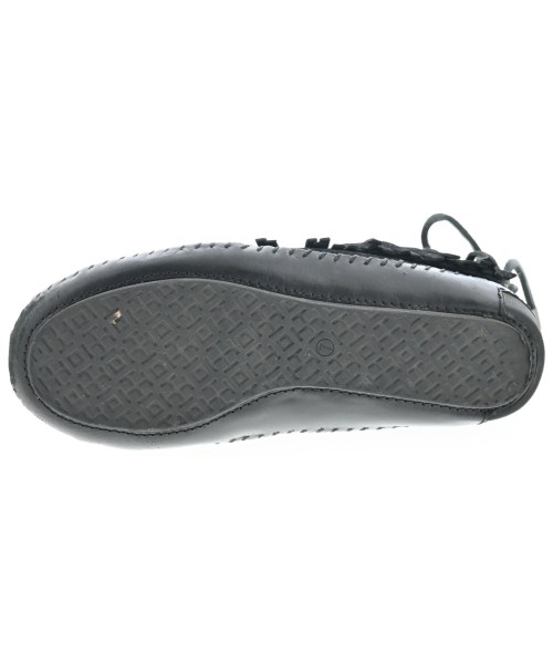 TORY BURCH（トリーバーチ）モカシン/デッキシューズ 黒 サイズ:US7(24cm位) レディース/2200648551010