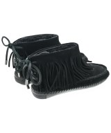 TORY BURCH（トリーバーチ）モカシン/デッキシューズ 黒 サイズ:US7(24cm位) レディース/2200648551010