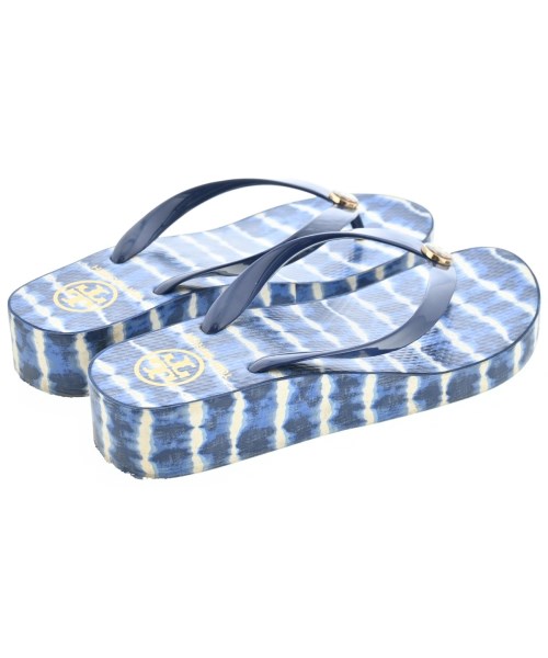TORY BURCH（トリーバーチ）サンダル 紺 サイズ:US8(25cm位) レディース/2200650044029
