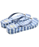 TORY BURCH（トリーバーチ）サンダル 紺 サイズ:US8(25cm位) レディース/2200650044029