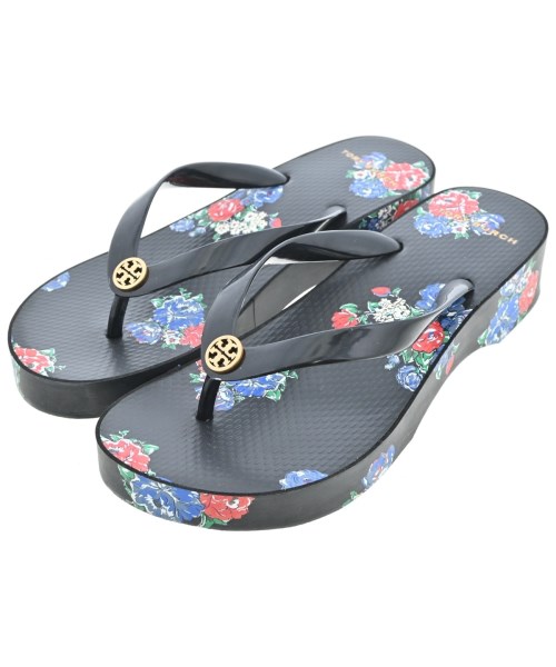 TORY BURCH(トリーバーチ)サンダル 黒 サイズ:-(24cm位)/2200654072097