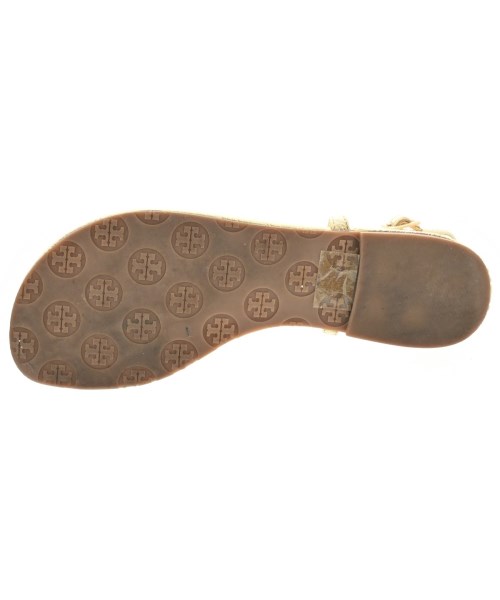 TORY BURCH（トリーバーチ）サンダル ゴールド サイズ:US7(24cm位) レディース/2200705397070
