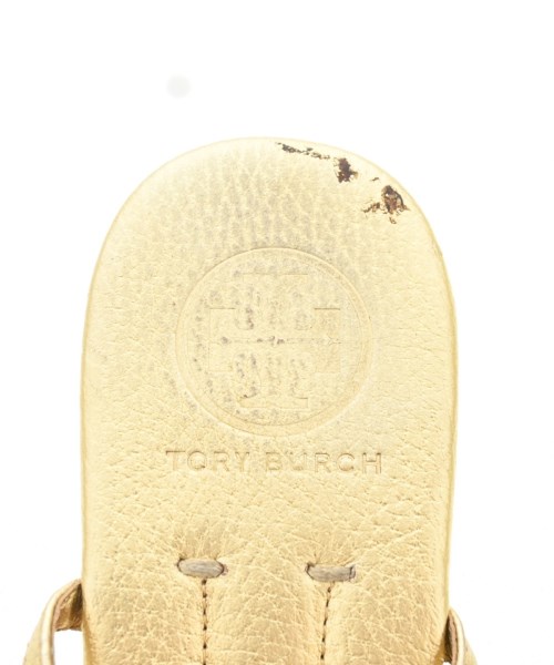 TORY BURCH（トリーバーチ）サンダル ゴールド サイズ:US7(24cm位) レディース/2200705397070