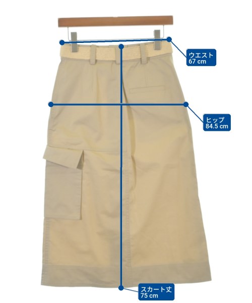 TORY BURCH（トリーバーチ）ロング・マキシ丈スカート ベージュ サイズ:2(M位) レディース/2200707898025