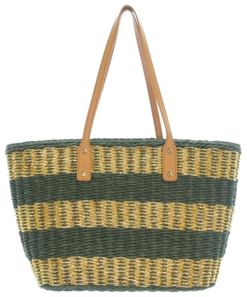 TORY BURCH（トリーバーチ）かごバッグ 緑 サイズ:- レディース/2200709102199