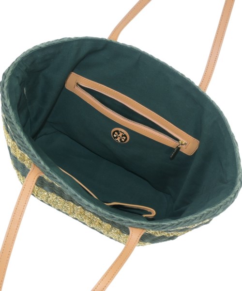 TORY BURCH（トリーバーチ）かごバッグ 緑 サイズ:- レディース/2200709102199