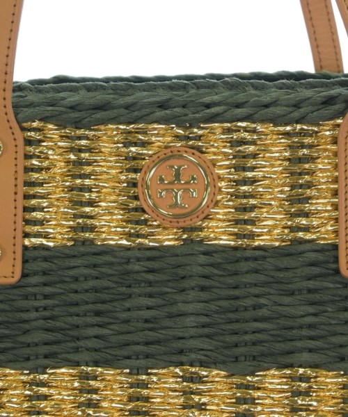 TORY BURCH（トリーバーチ）かごバッグ 緑 サイズ:- レディース/2200709102199