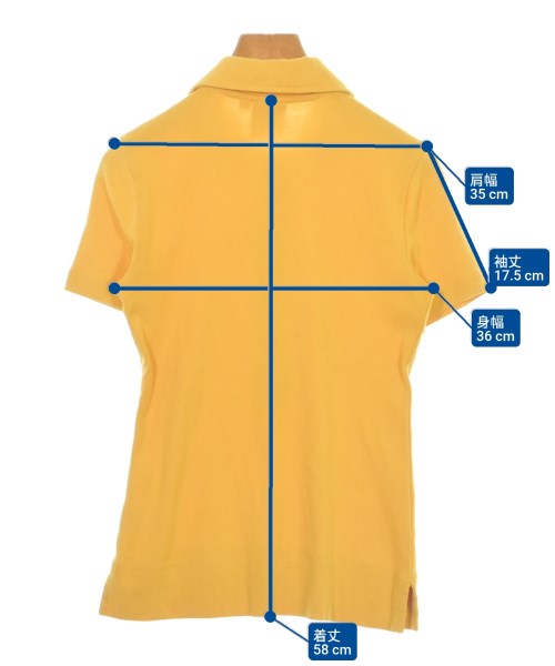 TORY BURCH（トリーバーチ）ポロシャツ 黄 サイズ:XS レディース/2200683076042