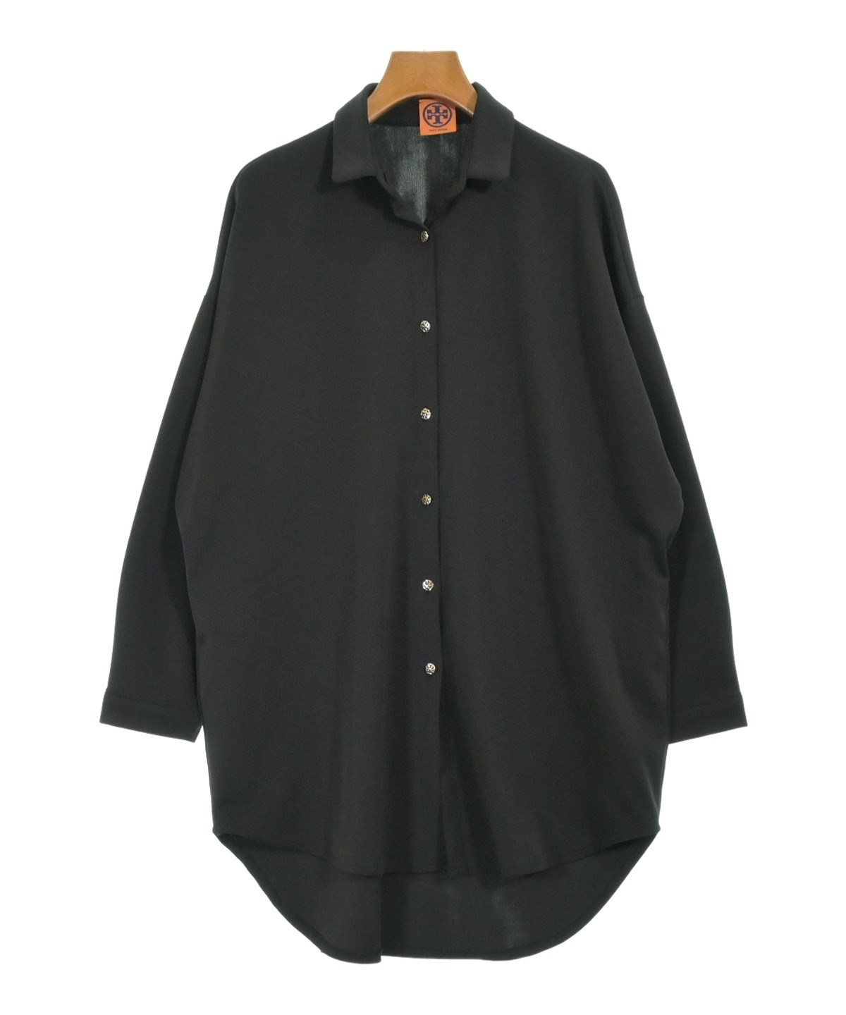 TORY BURCH（トリーバーチ）カジュアルシャツ 黒 サイズ:F レディース