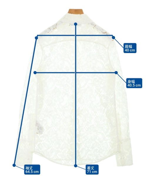 TORY BURCH（トリーバーチ）ブラウス 白 サイズ:0(XS位) レディース/2200685908044