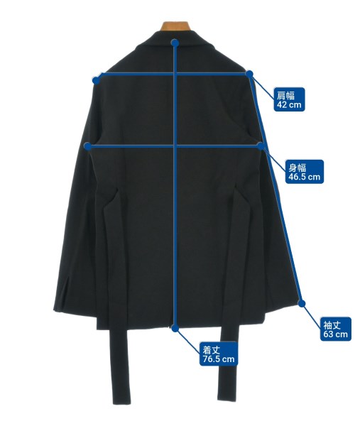 PROENZA SCHOULER（プロエンザ　スクーラー）テーラードジャケット 黒 サイズ:XS レディース/2200640819071